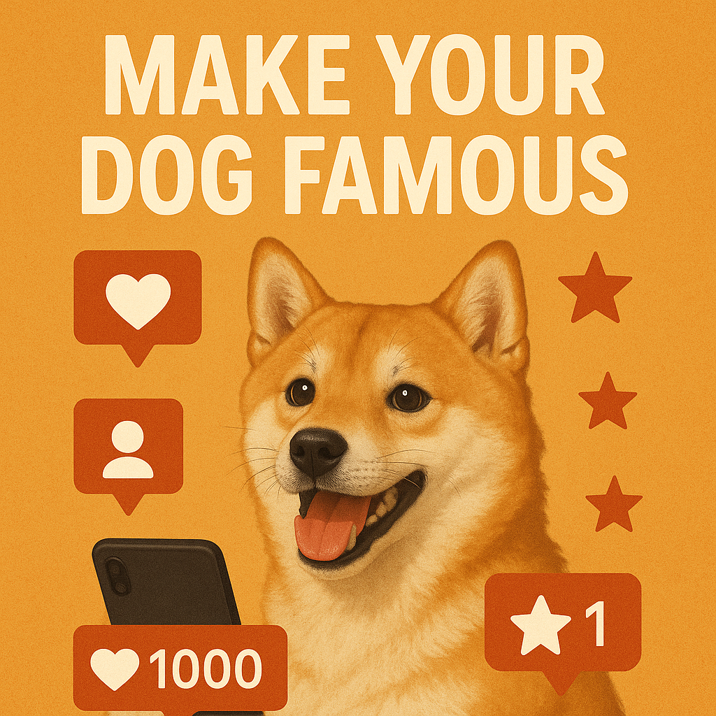 How to Make Your Dog Famous