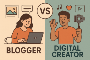 Blogger vs Digital Creator